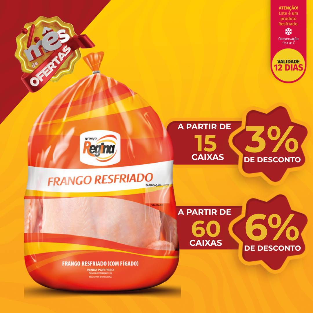 Frango Resfri 20kg - Granja Regina